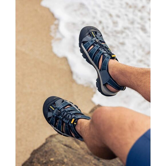 Keen Men's Newport H2 Waterproof Sandals Navy / Gray Size 11 - Picture 2 of 12